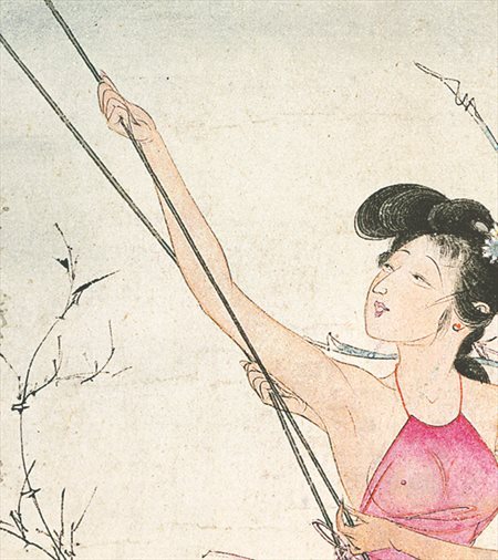 依兰-胡也佛的仕女画和最知名的金瓶梅秘戏图